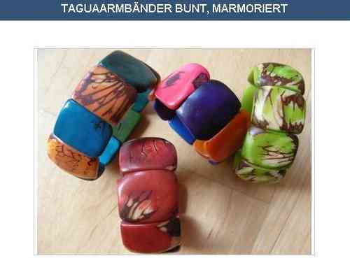 Taguaarmbänder Bunt Marmoriert